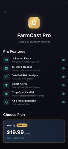 FarmCast - Farm Weather screenshot