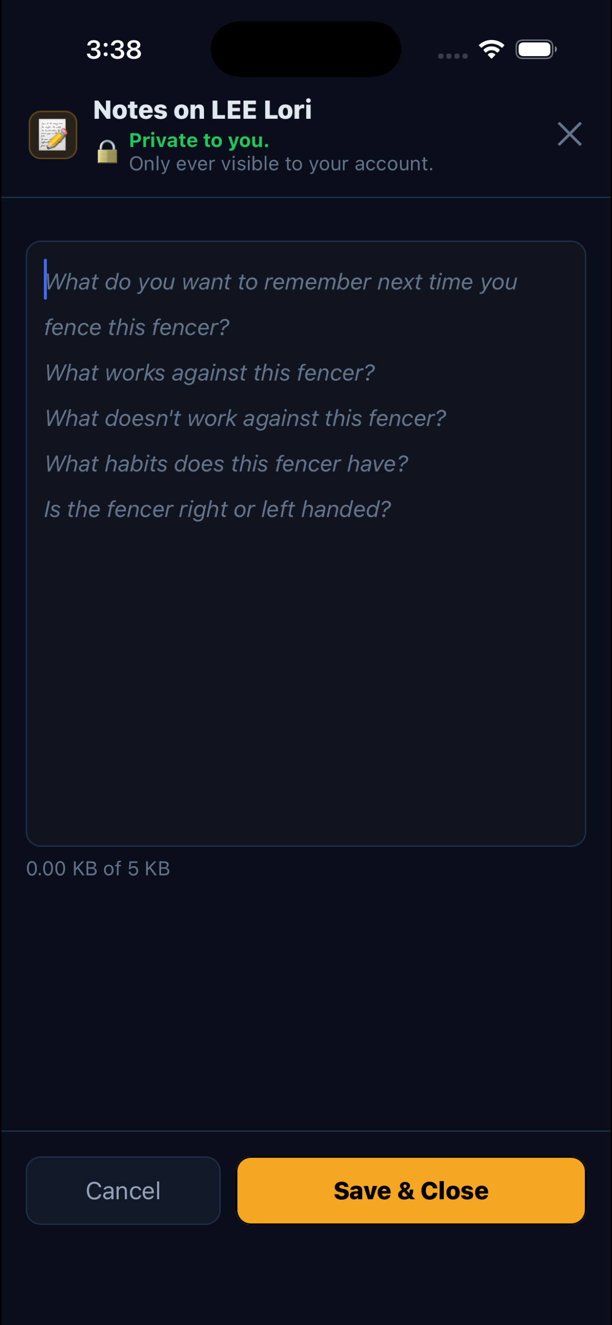 FencingVault screenshot 4
