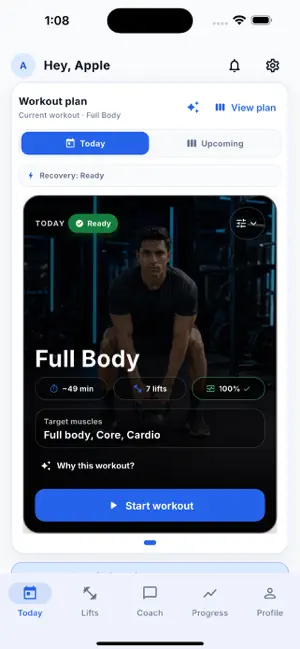 Fitrox - AI Strength Coach screenshot 1