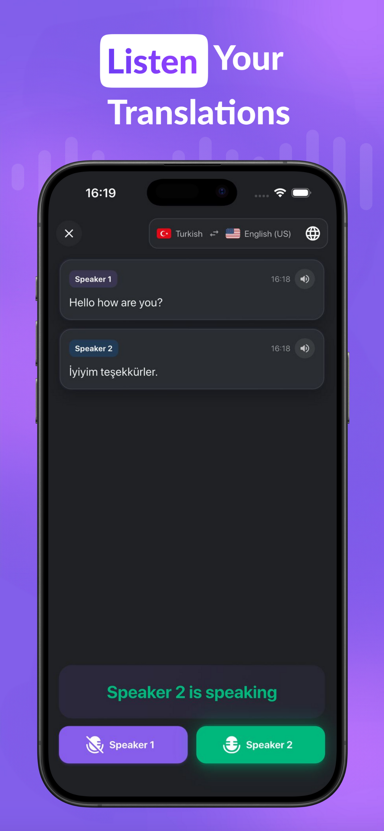 AI Live Speech Translator App screenshot 5
