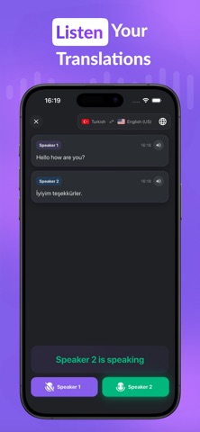 AI Live Speech Translator App Screenshot 5 of 6