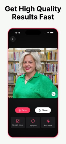Change Hair Color in Photo iPhone screenshot