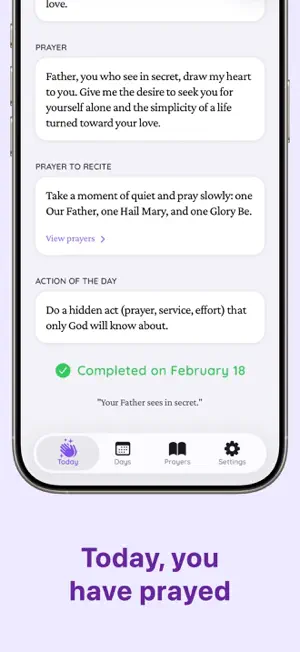 Lenten Journey - Oratio screenshot 3