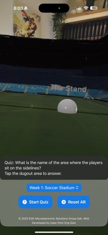 EGK Soccer AR screenshot