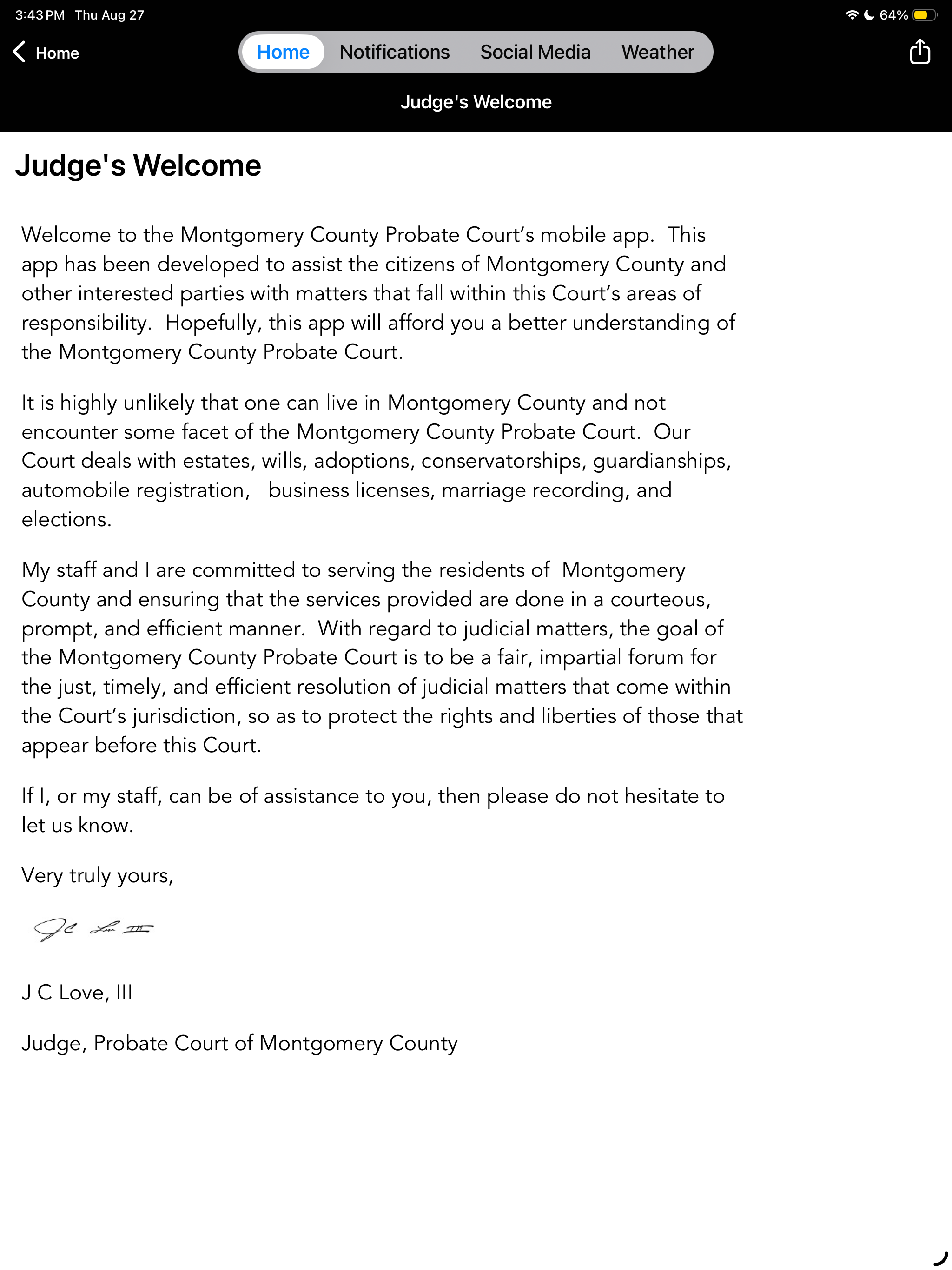 Montgomery COU Probate Court screenshot 5