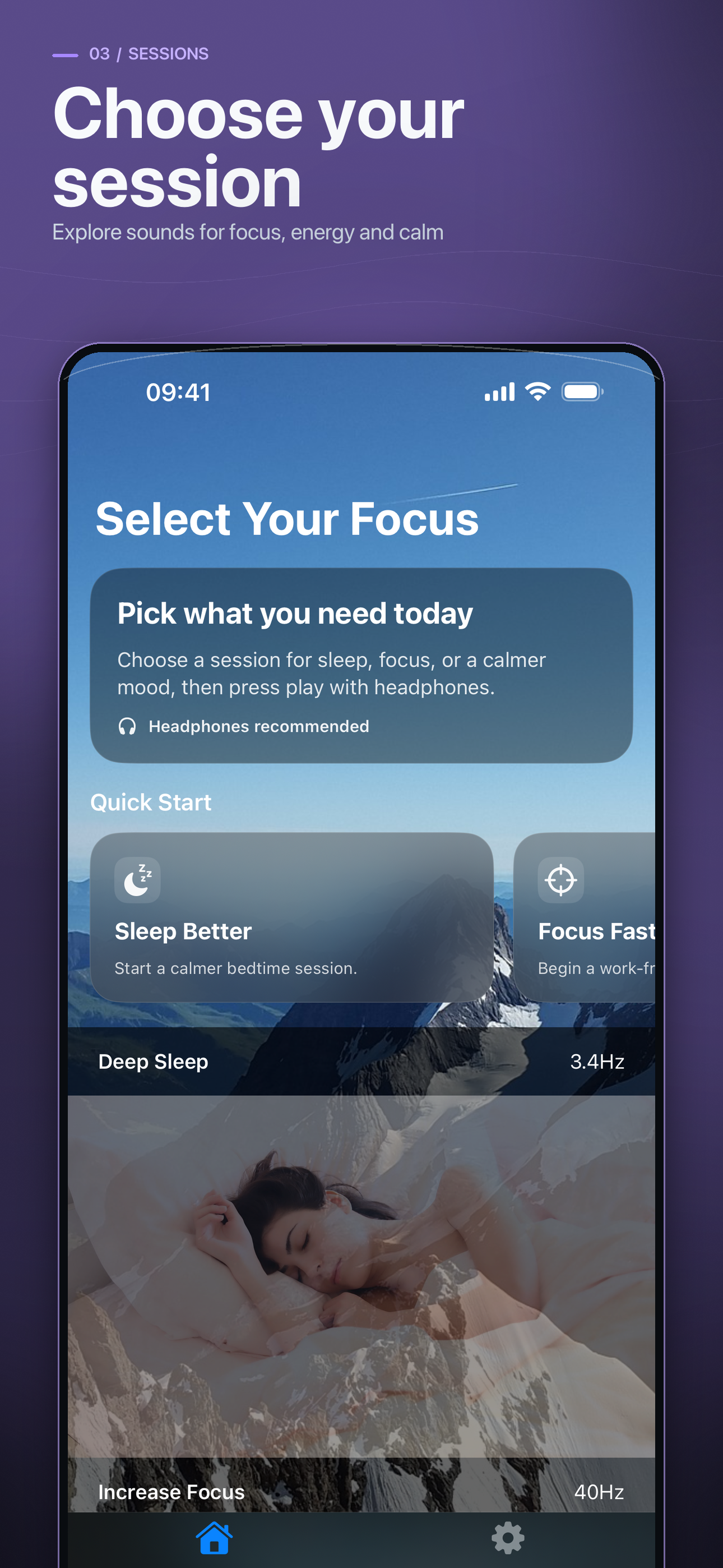 Binaural Beats: Sleep Focus screenshot 3