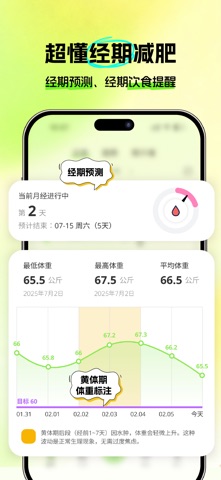 恋上健康 – AI卡路里计算、减肥食谱与AI减肥教练 screenshot