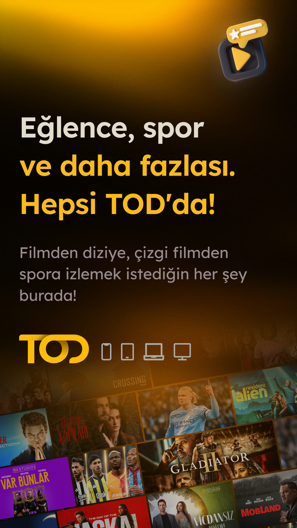 Screenshot 1 of TOD: Spor, Dizi & Film İzle