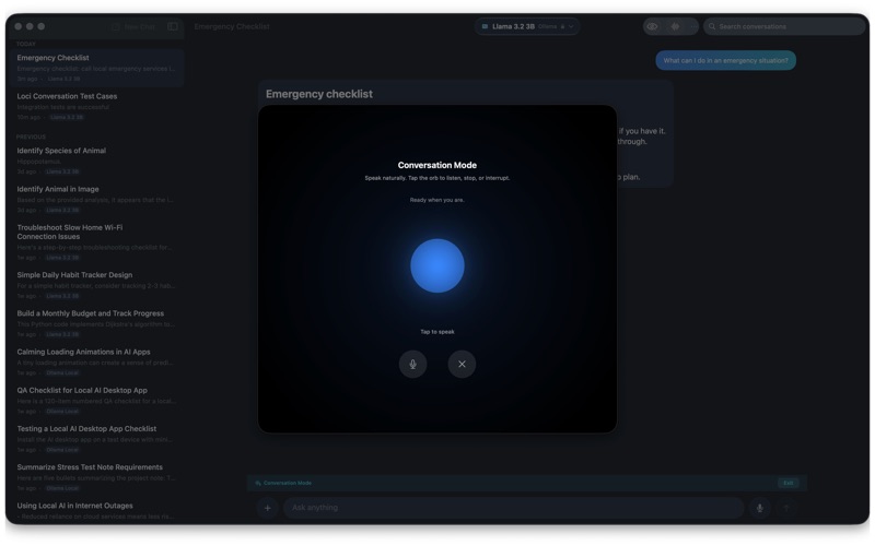 Private & Local AI: Loci screenshot