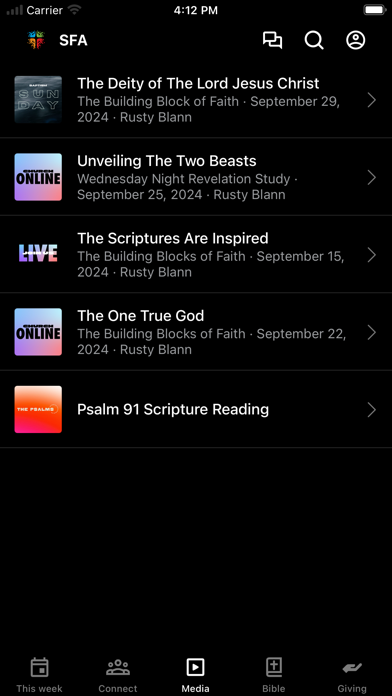 Screenshot 3 of Searcy First Assembly of God App