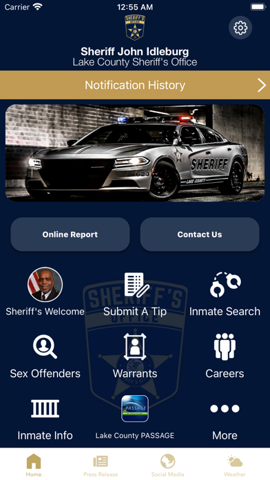 Lake County Sheriff IL Screenshot