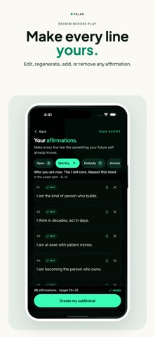 Falah: Daily Affirmations screenshot