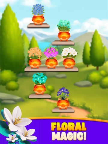 Floral Factory : Flower Match iPad screenshot