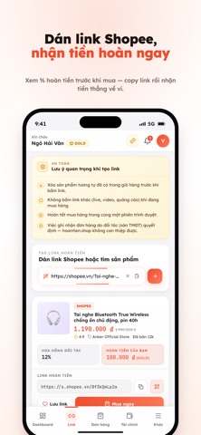 Hoantien - Mua sắm hoàn tiền screenshot