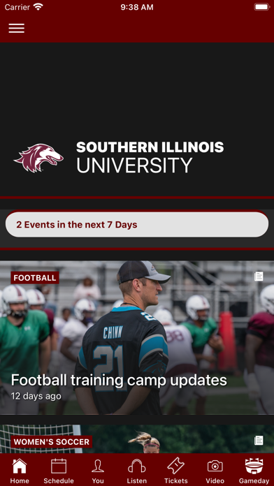 SIU Salukis Screenshot