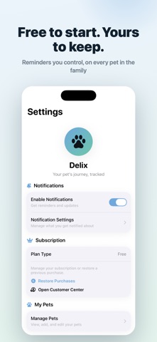 Delix: Pet Care & Pet Tracker Screenshot 6 of 6