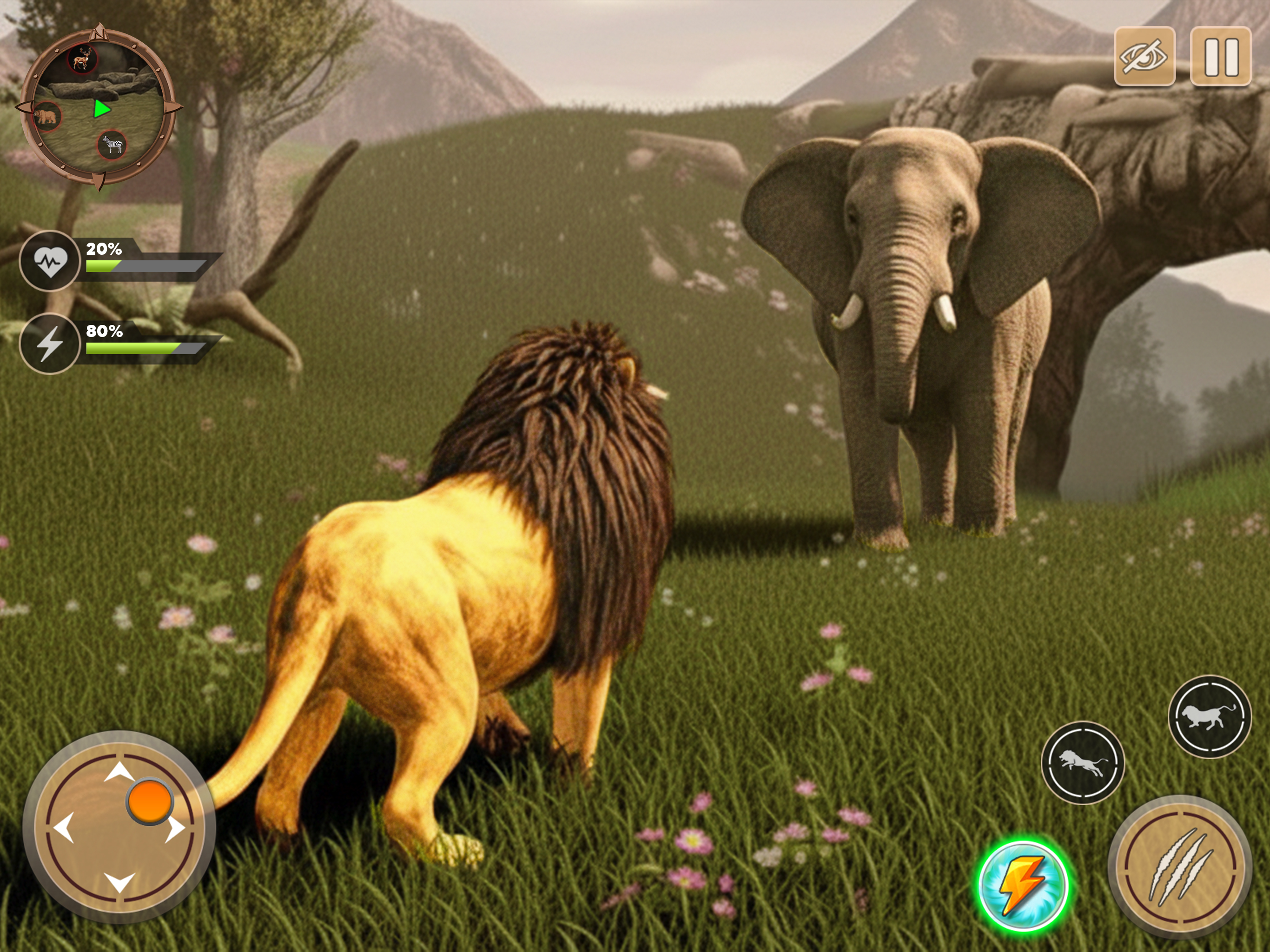 Wild Lion Simulator Games 3D