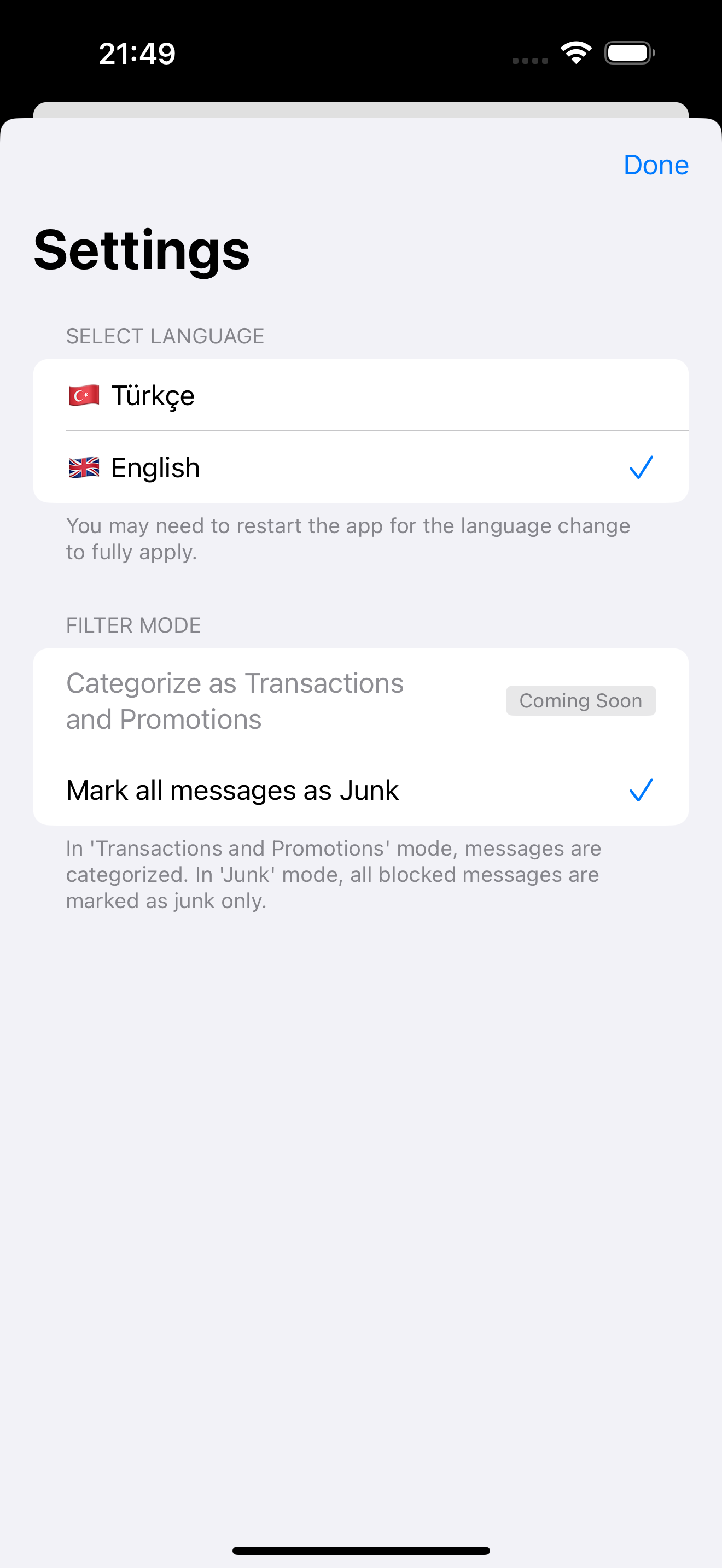 Bloky - Sms Blocker screenshot 6