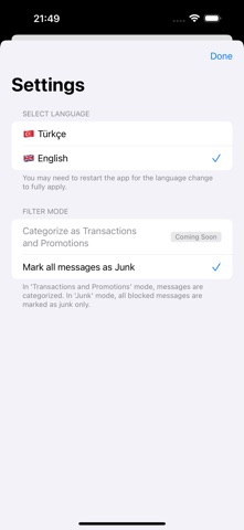 Bloky - Sms Blocker Screenshot 6 of 6