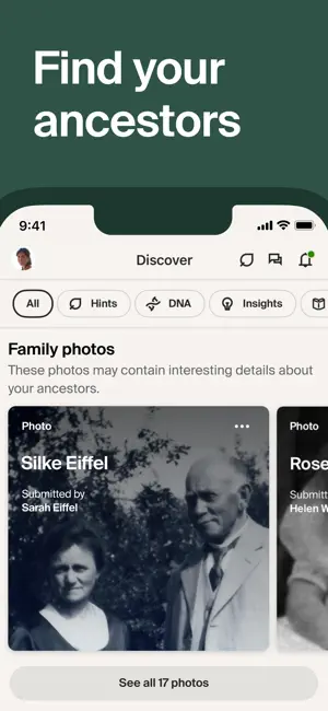 Ancestry: Family History & DNA iPhone screenshot 1