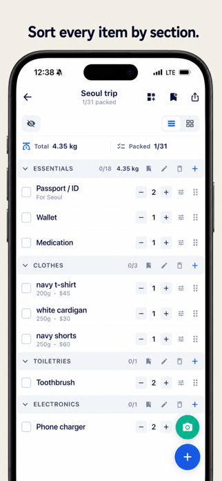 Packing List AI Checklist Screenshot 4 of 5