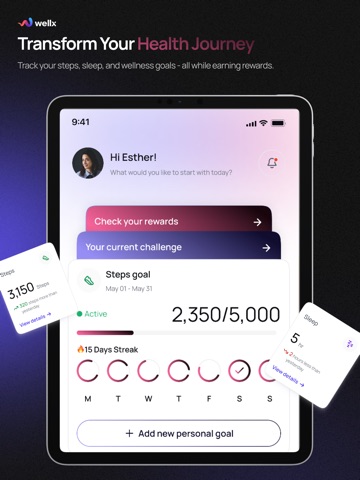 Wellx.ai iPad screenshot