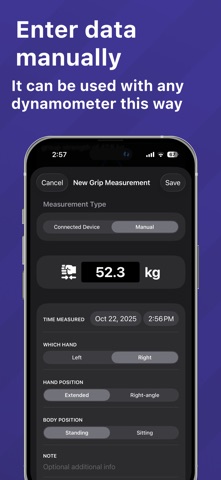 GripMeter Physio - Grip Tester screenshot
