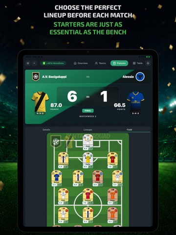 Fantasy Squad - FS iPad screenshot