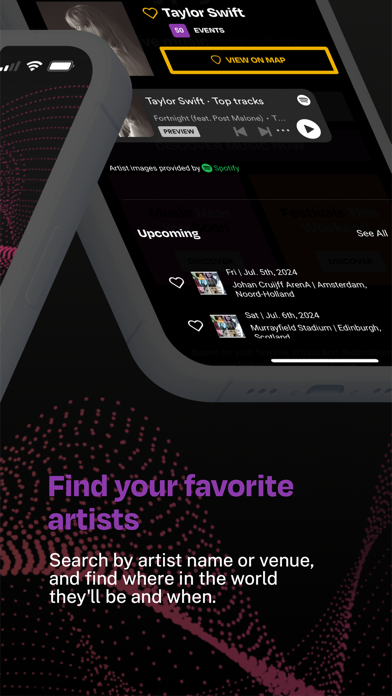 tryply | live music discovery iPhone screenshot 2 - Music app