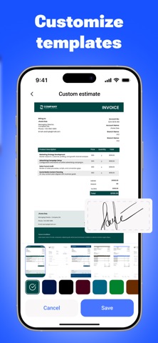 Invoice Maker - Easy Estimate Screenshot 3 of 6