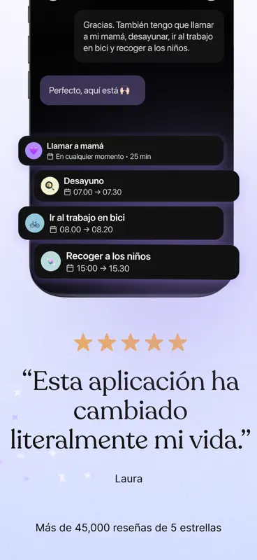 Tiimo: Organizador de tareas screenshot 2 of 7