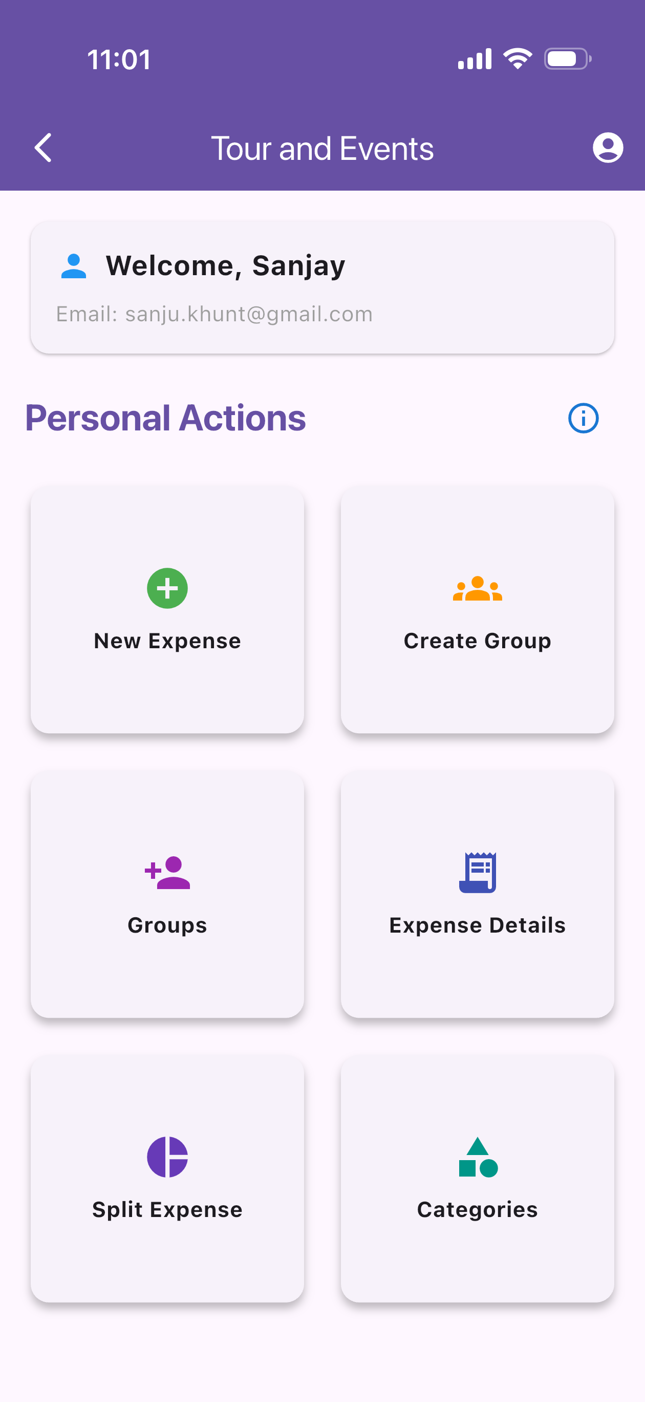 HFHG Expenses Manager
