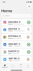 Authenticator - 2FA App screenshot