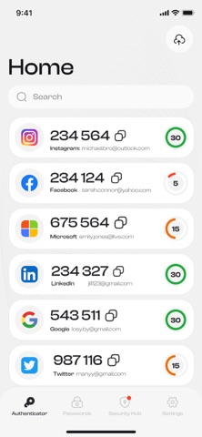 2FA & MFA 身份认证 HQ App screenshot