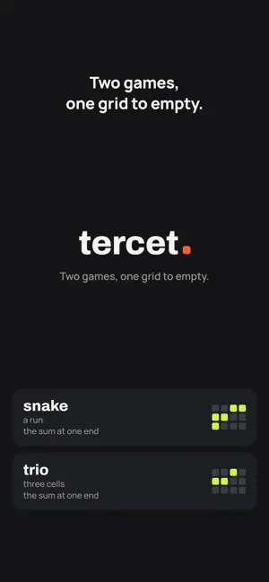 Tercet Puzzle screenshot 2