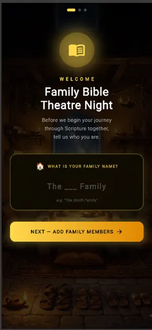 Family Bible Theatre Night screenshot 1
