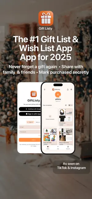 GiftListy - Wish List & Gifts screenshot 1
