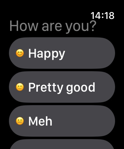 Apple Watch screenshot