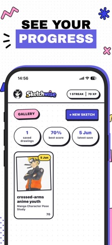 Sketchwise: 照片绘画课 screenshot