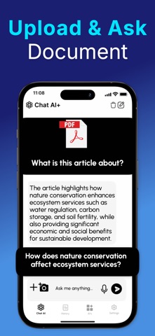 Chat+ AI: Safe & PIN-Protected iPhone screenshot