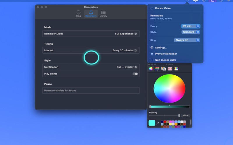 CursorCalm screenshot