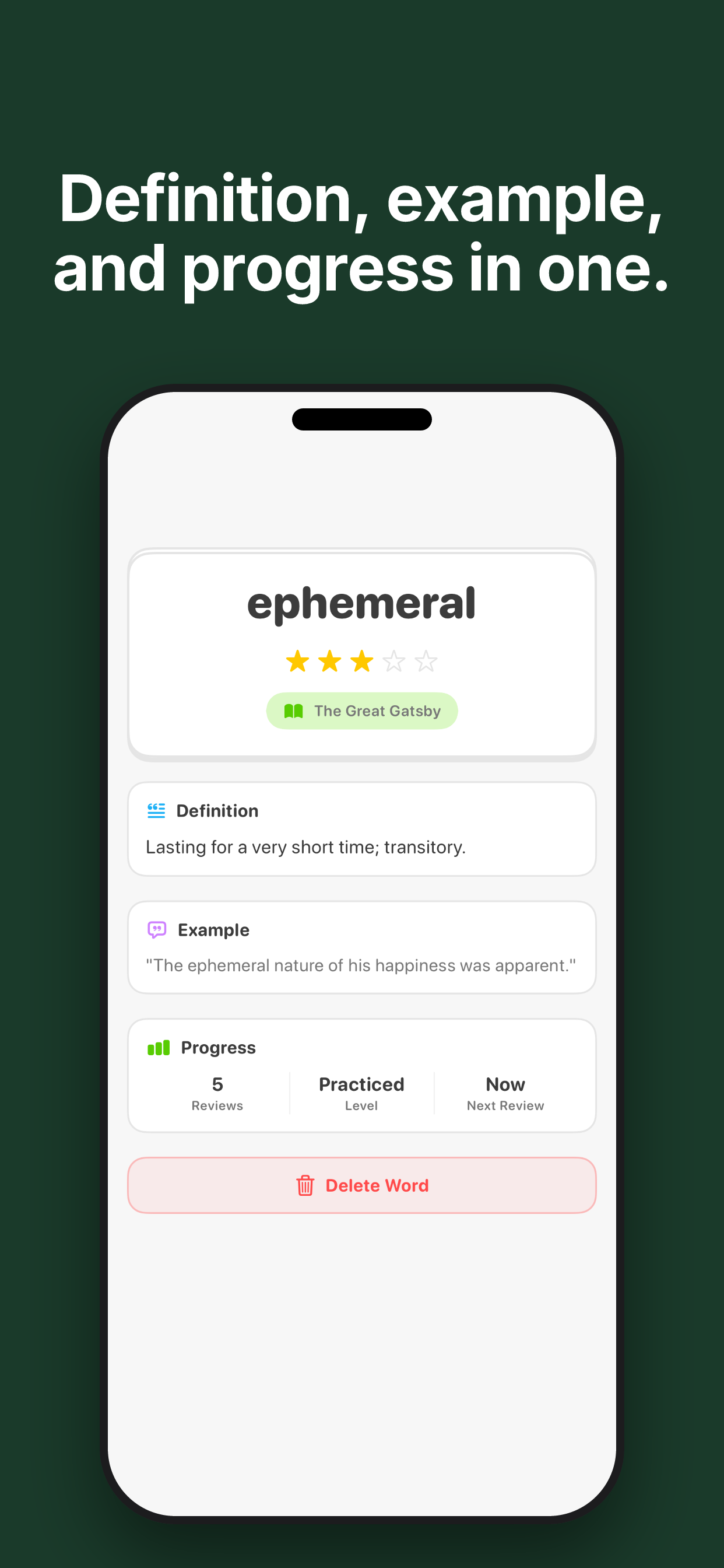 BookVocab screenshot 5