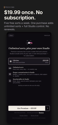 SpectraSort - AI Photo Picker iPhone screenshot