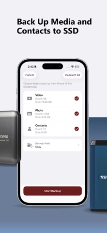 Transcend Elite iPhone screenshot