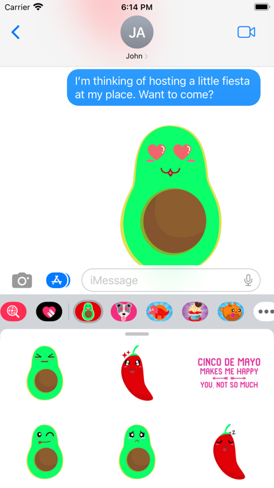 Cinco De Mayo Spicy Stickers Screenshot