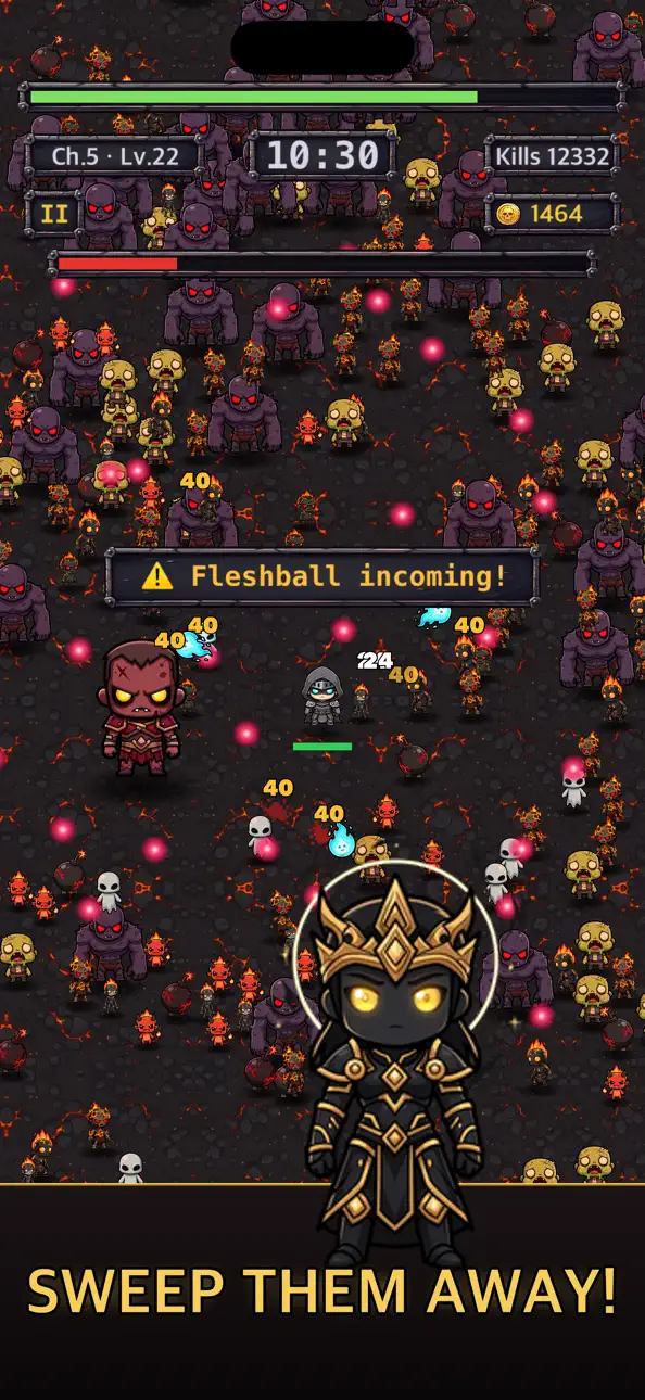 Gravewalker: Roguelike RPG iOS Mod IPA screenshot 1 - iOS game interface