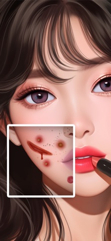 Makeover Stylist: Makeup Game iPhone screenshot
