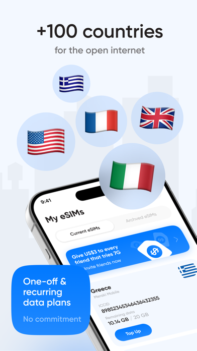 eSIM 7G: Travel & Mobile Data Screenshot