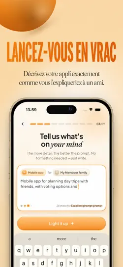 Capture d'écran de AI App Builder Architect sur iPhone 3
