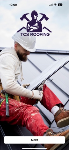 TCS Roofing iPhone screenshot